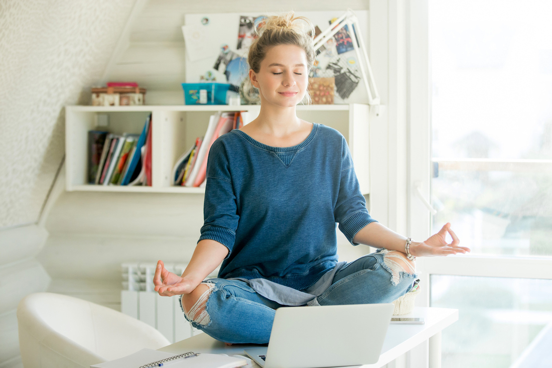 Meditation is a way, how to feel happy inside.